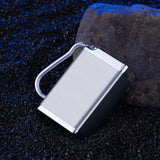 pocket ashtray cute cool travel metal ash tray silver