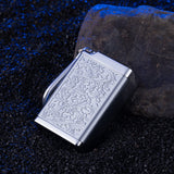 pocket ashtray cute cool travel metal ash tray silver