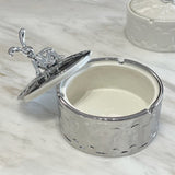 Relaxing Bunny Ashtray with Lid Ceramic Ash Tray Windproof covered lidded smokeless Home Decor Rabbit