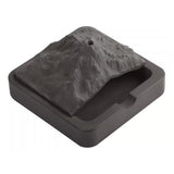 Snow mountain cement ashtray with square base