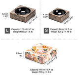square ceramic ashtray cute cool ash tray minimalist 