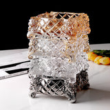 Square Glass Ashtray luxury classy minimalist outdoor ash tray