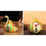 Swan Ashtray Cool Cute Decorative Metal Ash Tray Covered Lidded Smokeless Vintage Retro