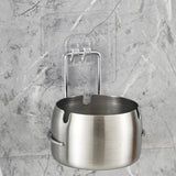 Wall Mounted Metal Ashtray Stainless Steel Ash Tray Minimalist Hanging