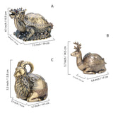 Ashtray with Lid animal metal covered ash tray Deer Goat Turtle zinc alloy smokeless windproof cool cute 