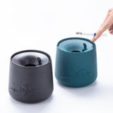 smokeless ashtray outdoor ash tray with lid ceramic cool vintage