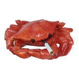 Ashtray with Lid Cute Resin Crab Ash Tray Cool Home Decor windproof lidded covered smokeless