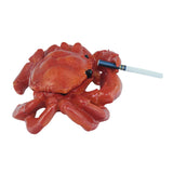 Ashtray with Lid Cute Resin Crab Ash Tray Cool Home Decor windproof lidded covered smokeless