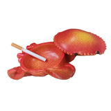 Ashtray with Lid Cute Resin Crab Ash Tray Decorative Windproof Cool Lidded Home Decor