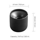 ash tray smokeless outdoor ashtray with lid black