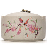 smokeless ashtray outdoor ash tray with lid ceramic handmade