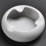 cigar ashtray outdoor ash tray ceramic cigarette black white large coarse pottery