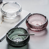 outdoor glass ashtray vintage ash tray retro classy crystal luxury