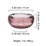 outdoor glass ashtray vintage ash tray retro classy crystal luxury