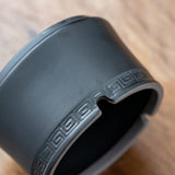 outdoor car ashtray with lid for weed ceramic black