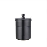 metal ashtray with lid stainless steel covered ash tray for car outdoor cool smokeless windproof black