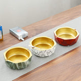minimalist ashtray cool gold ceramic ash tray