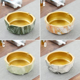 minimalist ashtray cool gold ceramic ash tray