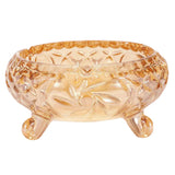 Crystal Glass Ashtray Outdoor Ash Tray Classy Decorative Vintage Handmade