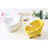 Cute Ceramic Ashtray Toilet Bathtub Ash Tray