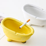 Cute Ceramic Ashtray Toilet Bathtub Ash Tray