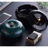 Fashionable Ashtray with Lid ceramic