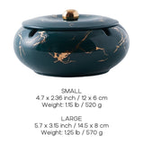 Fashionable Ashtray with Lid ceramic