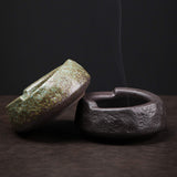 Japanese Retro Minimalist Ashtray Coarse Pottery Vintage Ash Tray