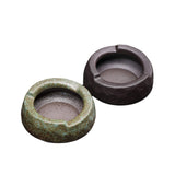 Japanese Retro Minimalist Ashtray Coarse Pottery Vintage Ash Tray