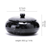 large ceramic ashtray with lid dimensions size heavy windproof outdoor ashtray