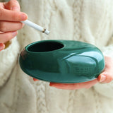 Ceramic Ashtray Pebble Shape Ash Tray