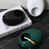 Ceramic Ashtray Pebble Shape Ash Tray