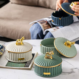 ashtray with lid outdoor resin covered ash tray pitbull smokeless windproof nordic elegant cool cute
