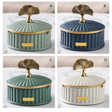 ashtray with lid outdoor resin covered ash tray ginkgo smokeless windproof nordic elegant cool cute