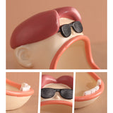 Resin Ashtray Cute Funny Character Windproof Ash Tray home decor key coin holder