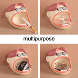 Resin Ashtray Cute Funny Character Windproof Ash Tray home decor key coin holder