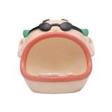 Resin Ashtray Cute Funny Character Windproof Ash Tray home decor key coin holder