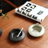 outdoor ashtray cute cool ceramic mountains cigarette ash tray windproof handmade decorative vintage retro 