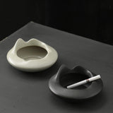 outdoor ashtray cute cool ceramic mountains cigarette ash tray windproof handmade decorative vintage retro 