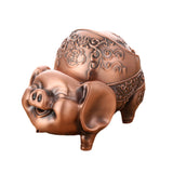 smokeless ashtray outdoor ash tray cute pig alloy