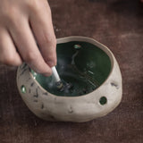 ceramic ashtray cool cute ash tray irregular shape natural stone