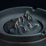 decorative ashtray ceramic mountain design modern home decor