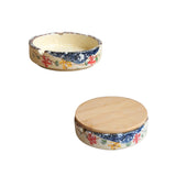 Colorful ceramic ashtray with and without lid