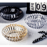 cool outdoor ashtray vintage cute crystal glass ash tray heavy large handmade classy luxury elegant