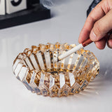 cool outdoor ashtray vintage cute crystal glass ash tray heavy large handmade classy luxury elegant