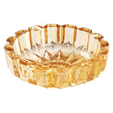 ashtray crystal glass ash tray for outdoor gold luxury heavy elegant cool cute 
