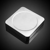 ashtray stainless steel think large ash tray metal silver square