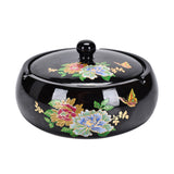outdoor ashtray with lid black ceramic ash tray large