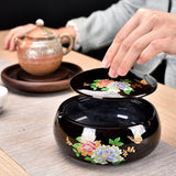 outdoor ashtray with lid black ceramic ash tray large