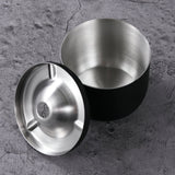 ashtray with lid outdoor ash tray metal stainless steel windproof